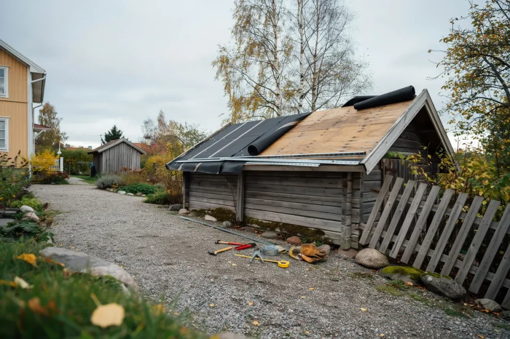 l gga om papptak p garage eller attefallshus s planerar du jobbet och undviker vanliga misstag