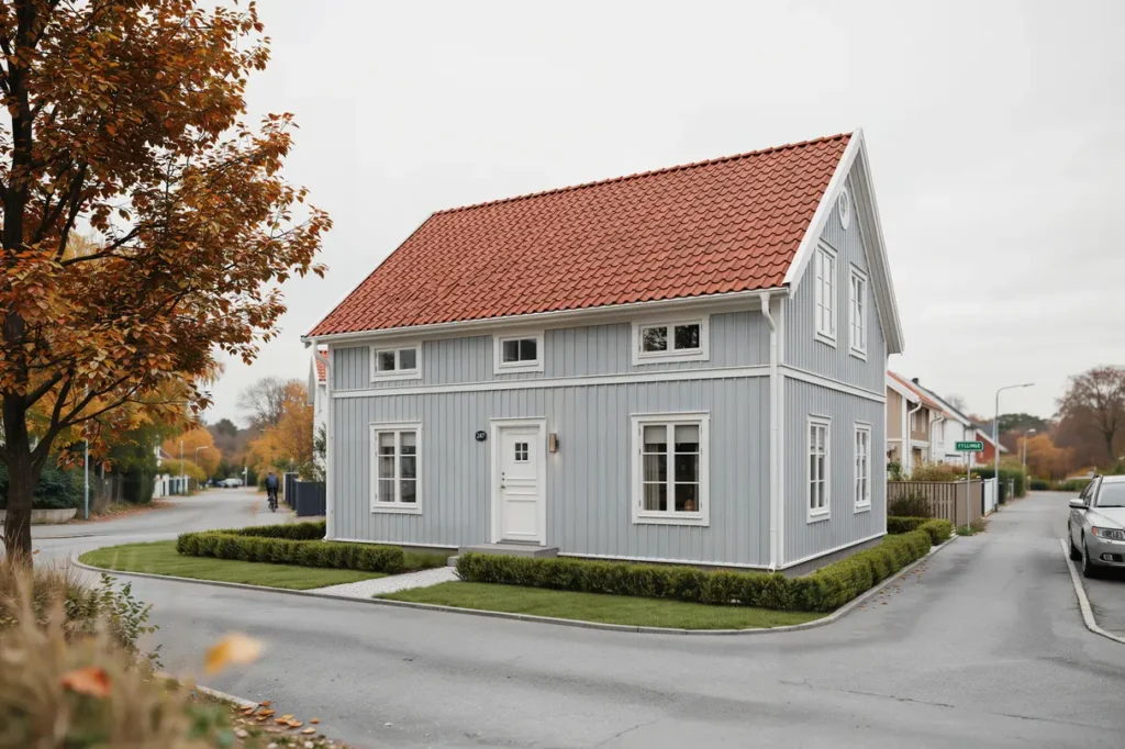 renovering av tegeltak och underlagsduk p villa i fyllinge